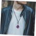 Minkissy Healing Crystal Necklace with Safety Buckle - Amethyst & Cotton Thread Jewelry for Men & Women - International Shipping Available - Buy Online on GoSupps.com
