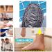 Men's Summer Travel Orthopedic Flip Flops | Bunion Relief Non-Slip Sandals | Comfortable Open Toe Beach Footwear | Perfect Gift for Dad - Size 6.5 Grey - Buy Online on GoSupps.com