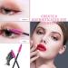 MSQ 50 Disposable Black Eyelash Brushes | Cosmetic Brush Set for Eyelashes & Eyebrows | Perfect for Beauty Salons & Home Use - Red - Buy Online on GoSupps.com