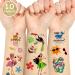 Lomimos Hawaiian Luau Temporary Tattoos - 138pcs for Summer Beach Pool Party (10 Sheets) - Buy Online on GoSupps.com