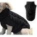 Tower collar knitting sweaters for pets winter warmer thick sweater knitwear crochet coat clothing for small medium-sized and large dogs puppies cats (S black) S black