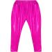 easyforever Kids Shiny Metallic Dance Harem Pants Hot Pink 9-10 Years | Athletic Tights for Jazz, Hip Hop, Latin Ballet Dance - Buy Online on GoSupps.com