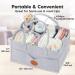 Large Baby Diaper Caddy Organizer for Changing Table - Nursery Storage Organizer (Classic Gray) - Buy Online on GoSupps.com