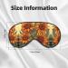 Spring Sunflowers Retro Eye Mask - Unisex Soft Comfort Sleep Shade for Travel Yoga & Shift Work - Buy Online on GoSupps.com