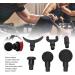 6 Piece Deep Tissue Massage Head Set - Replacement Attachments for Massage Guns | 0.7 Inch Compatible Heads for Enhanced Relief - Buy Online on GoSupps.com