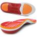 220lbs+ Arch Support Insoles for Plantar Fasciitis Relief | Comfort Shoe Inserts for Men & Women | Durable Orthotic Insoles for Flat Feet & Heel Spur | 290MM Size - Yunshan Red - Buy Online on GoSupps.com