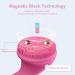 Sonic Facial Cleansing Brush with 4 Modes | Silicone Face Scrubber with Magnetic Bead | Waterproof Rechargeable Face Brushes for Cleansing, Exfoliating, and Massaging - Buy Online on GoSupps.com