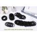 Shynek 150Pcs Black Small Hair Ties (4mm) - Bulk Elastic Hair Bands - Buy Online on GoSupps.com