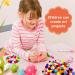 300Pcs Multi-Colored Pom Poms with Double Sided Tabs | Soft & Fluffy Puff Balls 10-20mm for Kids DIY Crafts - Buy Online on GoSupps.com