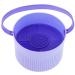 Luxshiny Silicone Makeup Brush Cleaner Bowl Cosmetic Brush Cleaner Cup Makeup Brush Cleaning Tool Makeup Brush Sponge Storage Holder Color Remover Bowl Makeup Supplies