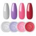 Coscelia Dip Powder Kit 4 Colors - Gray Violet Pink Red | 2-in-1 Base & Top Coat + Activator | International Shipping - Buy Online on GoSupps.com