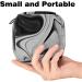 Menstruation Pad Bag with Zipper - Stylish Women's Napkin & Tampon Collection Bag in Abstract Gray Psychedelic Design | Perfect for Girls - Buy Online on GoSupps.com