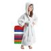 Arus children's bathrobe with hood for boys and girls 100% cotton terrye (380 g/m ) long eco-tex certified large color selection 140 white
