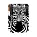 Travel Lipstick Organizer Case Lipstick Case Portable Makeup Bag With Mirror Animal Zebra Pattern D692w7qgbn