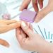50 Pcs Mini Nail Buffers 180/100 Grit - Purple Nail Buffers for Natural Nails - Buy Online on GoSupps.com