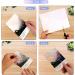 36 Sheets Holographic Sticker Paper  Transparent Holographic Vinyl Laminate Film  Clear Overlay Lamination Sticker Paper Self Adhesive Waterproof - Gem  Dot  Colorful  Star Patterns/8.5x11 inch 36 Sheets Gem  Dot  Colorf... - Buy Online on GoSupps.com