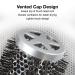 Olivia Garden Round Hair Brush Pro Thermal T16 - Antistatic 16/27mm Round Brush with Heat-Store Aluminum Body | International Shipping - Buy Online on GoSupps.com