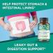 Organic Veda Gut Health Supplement - Leaky Gut Repair Capsules with Papaya Digestive Enzymes Prebiotics L-Glutamine Turmeric - Support Bowel Movement & Cleanse Colon - 120 Count - Buy Online on GoSupps.com