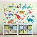 DECOWALL DS9-2115 Dinosaur Wall Stickers - Colourful Jurassic Decals for Kids Nursery & Bedroom Decor - Buy Online on GoSupps.com