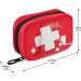 Naanle Red Cross Pill Box - Portable 7 Day Travel Organizer Bag for Vitamins & Supplements - Compact Multi-Colored Design - Buy Online on GoSupps.com