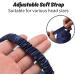 100% Silk Sleep Mask 2 Pack - Navy & Light Green - Soft Eye Cover for Sleeping - Blindfold for Women and Men - Travel Eyeshade with Elastic Strap - Buy Online on GoSupps.com