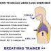 Oxyfit Breathing Lung Trainer - Oxygen Flow Breathing Trainer Lung Exerciser Device Improve Lung Capacity Handheld Lung Expansion Training Tool for Respiratory Therapy (Black) - Buy Online on GoSupps.com
