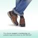 Orthofeet Plantar Fasciitis Sneakers for Men - Heel Pain Relief, Arch Support, Ergonomic Sole - Sorrento 9.5 Wide Brown - Buy Online on GoSupps.com