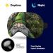 Green Leaf Gnome Sleep Eye Mask | Elastic Strap/Headband for Women & Men | Ideal for Sleep, Travel, Nap - Buy Online on GoSupps.com