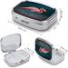 Vivid Flamingo Pill Box 2 Compartment Decorative Metal Pill Organizer for Pocket & Purse | Shop Now - Buy Online on GoSupps.com
