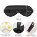 Haskirky Light Blocking Eye Mask | Adjustable Breathable Design for Deep Sleep | Men and Women | Travel, Yoga, Meditation | Yellow Graffiti Design - Buy Online on GoSupps.com