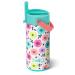 Swig Life 12oz Insulated Water Bottle for Kids with Straw & Flip + Sip Handle  Dishwasher Safe  Cup Holder Friendly Stainless Steel Water Bottle for Girls and Boys (Dipsy Daisy)