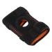 Black Unisex Adjustable Sports Knee Support | Silicone Spring Hollow Design for Enhanced Comfort - Buy Online on GoSupps.com