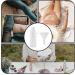 Zoe Tekway 10-Pack Transparent 100ml Travel Bottles Set - Empty Hand Luggage Containers with Flip Cap Nozzles & Funnel for Easy Filling - Buy Online on GoSupps.com