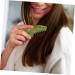 Anneomes Portable Jade Comb & Beauty Plate - Body Massage & Hair Head Scrubber - Buy Online on GoSupps.com