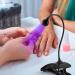 AORAEM 3W LED Nail Lamp - Portable Professional Gel Nail UV Light with Timers for Home DIY - Flash Cure Nail Polish - CC-Touch Black - Buy Online on GoSupps.com