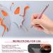 2-Piece Weeding Pen Set Fine Point Glitter Vinyl Air Release Tool for DIY Crafts | Green Pink - Buy Online on GoSupps.com