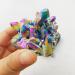 Home Decoration Electroplating Seven Rainbow Colorful Crystal Cluster Ornaments Original Stone Crystal Cluster Crystal (Size : 120g) - Buy Online on GoSupps.com
