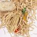 HappyBird Orange Shred-Tuft Toy | Best Shredder Toy for Parakeets & Small Parrots - Eco-Friendly Nibble Delight - Buy Online on GoSupps.com