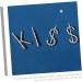 WOFASHPURET 1 Set Kiss Hairpin Sparkly Side Clip Hair Barrettes Rhinestone Headpiece for Women Glitter Hair Pin Bling Hair Clips Hair Jewels for Women Alloy Child Decorate Letter - Buy Online on GoSupps.com