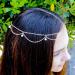 Zoestar Pearl Head Chain - Gold Boho Hair Accessories | Bridal Tassel Headpiece & Festival Hair Jewelry for Women & Girls - Buy Online on GoSupps.com