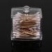Qtip Holder & Wattbausch Swab Pad Spender | Clear Acrylic Bathroom Organizer for Q-tips Toothpicks & Cotton Pads - Buy Online on GoSupps.com