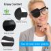 AMZVIO 3D Medical Eye Patches for Adults & Kids - Adjustable Black Eyepatch for Lazy Eye & Post-Cataract Surgery - Buy Online on GoSupps.com