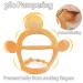 HEORSHE Baby Teething Toy - Silicone Adjustable Wristband Chew Toy for Babies 0-12 Months - Brown - Buy Online on GoSupps.com