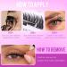 Self Adhesive Cluster Lashes Natural Cluster Eyelashes Extension Kit 8-14mm Wispy Lashes Clusters with Tweezers C Curl Natural Press-on Lashes DIY Eyelashes Extension Kit - Buy Online on GoSupps.com