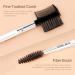 Buy 6 Pack 3 Head Eyebrow & Eyelash Shaper Comb | Makeup Grooming Tool with 3 Spoolie Brushes for Perfect Lashes & Brows - International Shipping Available - Buy Online on GoSupps.com
