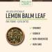 Organic Cut & Sifted Lemon Balm Leaf 16 oz | Frontier Natural Products - Buy Online on GoSupps.com