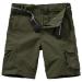 Kids Cargo Hiking Pants Boys Girls Youth Casual Lightweight Quick Dry Waterproof Outdoor Scout Uniform Pants 1 # Army Green 12 Years