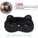 3D Black Kitten Kids Eye Mask - Soft Silk Plush Sleep Mask for Children, Girls, Boys, and Women - Buy Online on GoSupps.com