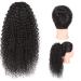 Afro Kinky Curly Clip In Ponytail - 35cm Black Hair Extension for African Beauty | VD059A - Buy Online on GoSupps.com