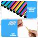 20 Pcs Stainless Steel Metal Straws 10.5" & 8.5" Curved Straws Straight Straws Long Drinking Straws Short Straws with Silicone Tips Straw Brush Storage Bag for 16 oz and 20 oz Tumbler Cups (Colorful) - Buy Online on GoSupps.com